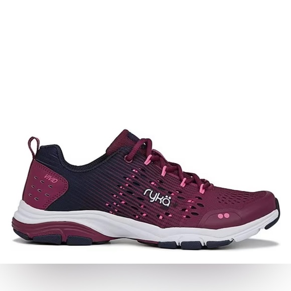 Women Training Shoes Ryka Vivid RZX Sneaker Size 8.5M Raspberry Lightweight NEW - Picture 4 of 7